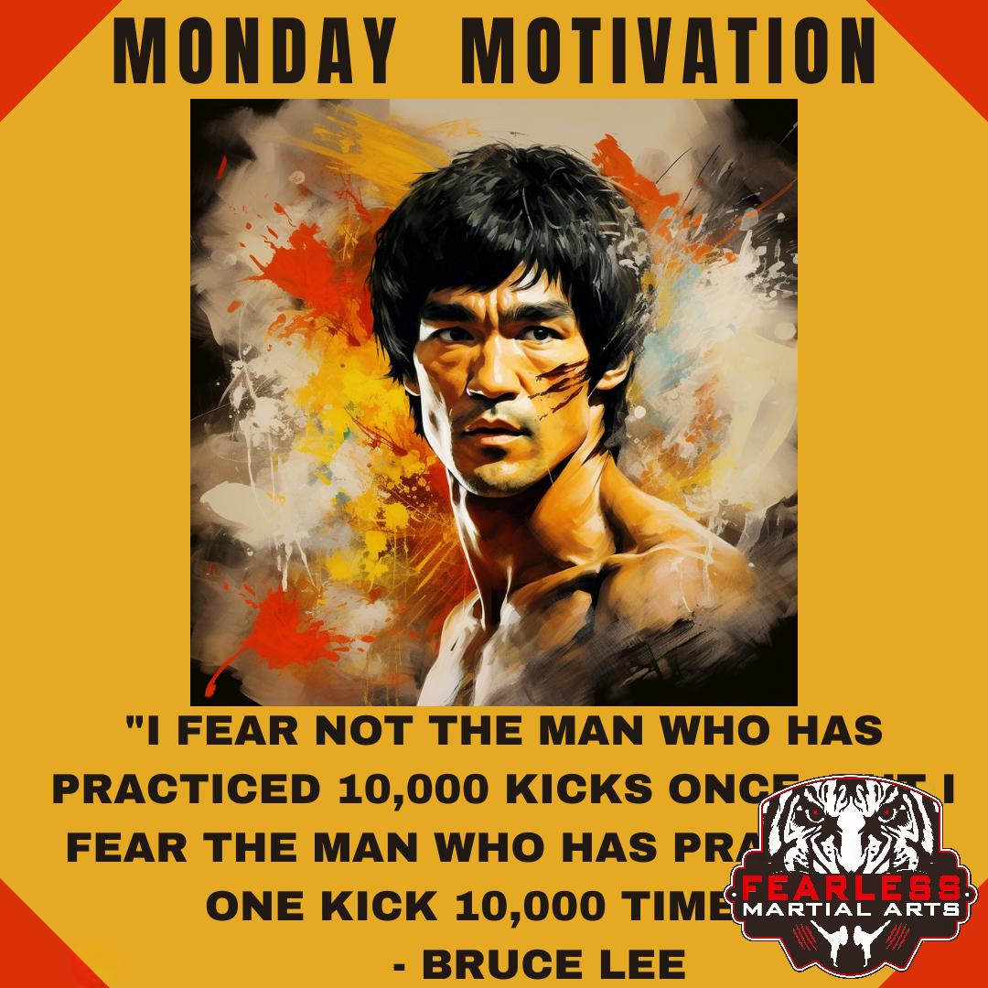 fearlesskarates's tweet photo. 🥋 Ready to embark on a journey of mastery? Join Fearless Martial Arts and learn to have the perseverance of Bruce Lee! 💪🏼 Let's cultivate greatness together, one kick at a time. Are you up for the challenge? 🚀 #JoinTheDojo ##MotivationMonday #BruceLeeInspiration #10000Time... https://t.co/5oJunKMB1a