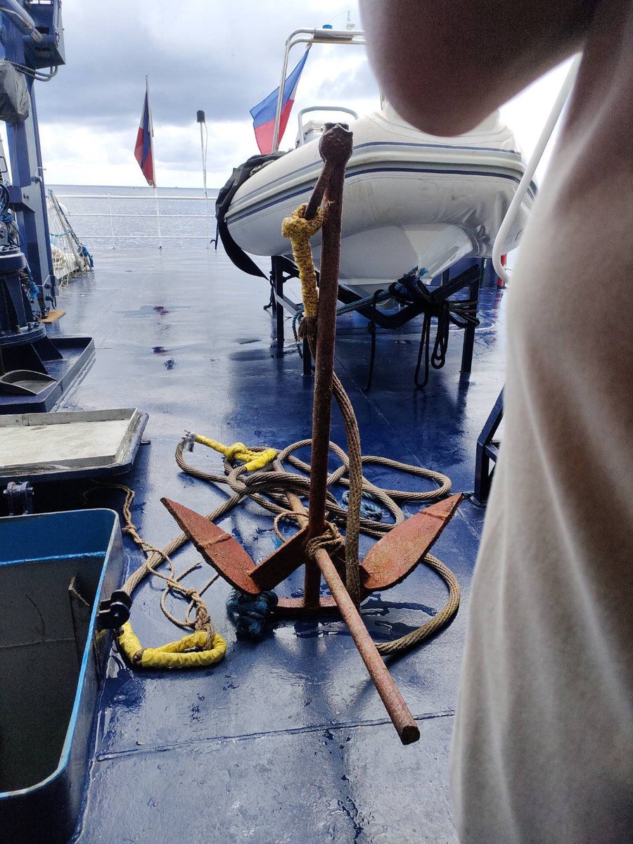 jaytaryela's tweet photo. Philippine Coast Guard Successfully Removes Hazardous Floating Barrier in Compliance with Presidential Instruction

In compliance with the instruction of the President, the Chairman, National Task Force for the West Philippine Sea (NTF-WPS), Sec. Eduardo Año, has directed the Philippine Coast Guard (PCG) to execute a special operation to remove the floating barrier that obstructed the Southeast entrance of Bajo De Masinloc (BDM). 

The barrier posed a hazard to navigation, a clear violation of international law.  It also hinders the conduct of fishing and livelihood activities of Filipino fisherfolk in BDM, which is an integral part of the Philippine national territory. The 2016 Arbitral Award has affirmed that BDM is the traditional fishing ground of Filipino fishermen. Thus, any obstruction hindering the livelihoods of Filipino fisherfolk in the shoal violates the international law.  It also infringes on the Philippines' sovereignty over BDM.

The decisive action of the PCG to remove the barrier aligns with international law and the Philippines’ sovereignty over the shoal.

The PCG remains committed to upholding international law, safeguarding the welfare of Filipino fisherfolk, and protecting the rights of the Philippines in its territorial waters.