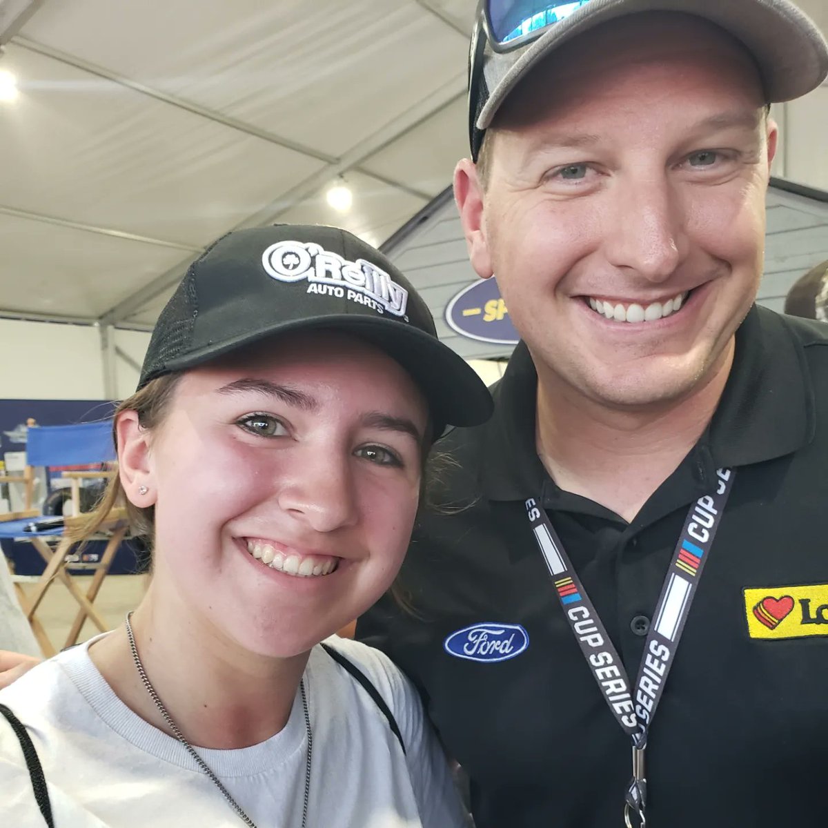 Thank you to Kyle Petty <a href="/kylepetty/">Kyle Petty</a> and Michael McDowell <a href="/Mc_Driver/">Michael McDowell</a> for the special time yesterday.