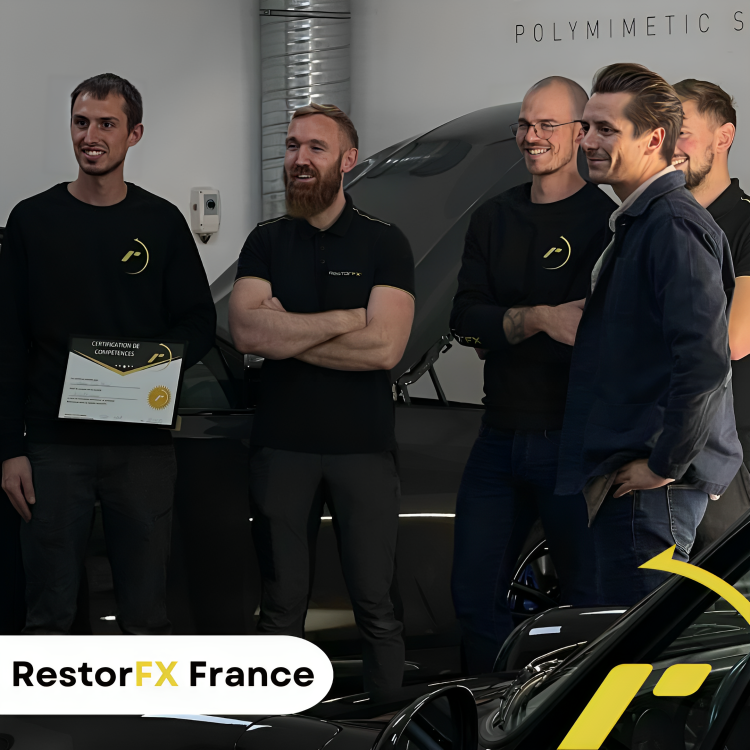 RestorFXFrance's tweet photo. La famille RestorFX s'agrandit 🔥
Félicitations à l'équipe de RestorFX Amiens pour avoir terminé leur formation 💛🖤
#Restorfx #France #Amiens #automobile #detailing #MorningDeDifool #Lille https://t.co/NibyjUWNb1