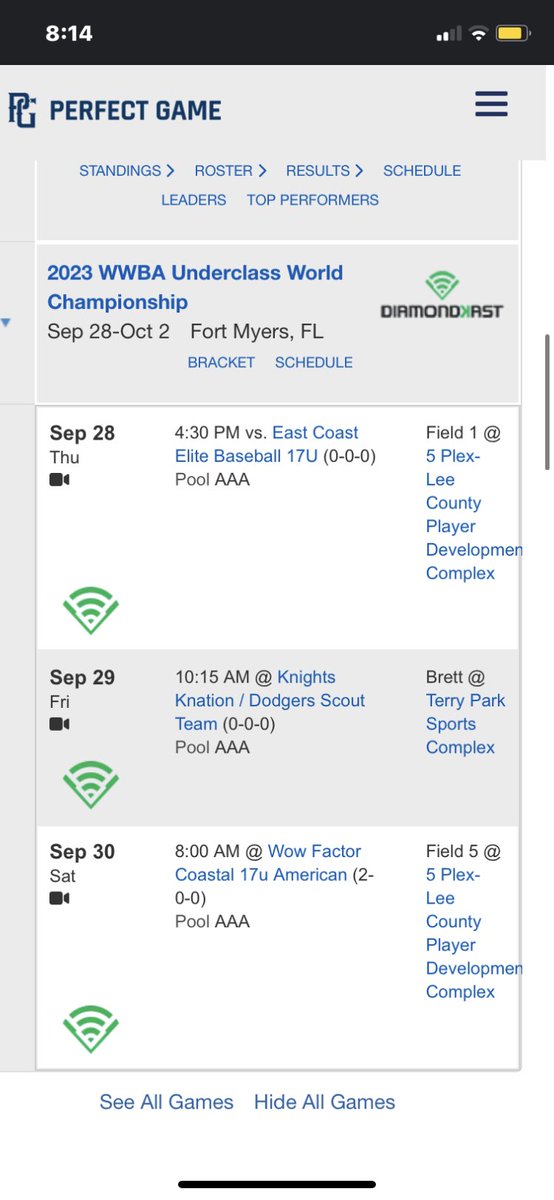 Mason Schneider (@mason2schneider) on Twitter photo Schedule for this weeks Underclass #WWBA in Fort Meyers!!🏝️🏝️<a href="/Cincy_Flames/">Cincy Flames</a> <a href="/tedtomjr/">Ted Tom</a> <a href="/Lopez_Baseball/">Norberto Lopez</a> <a href="/hardhittnwitten/">Rich Witten</a> <a href="/MattReidFGCU/">Matt Reid</a> @USF_CoachMohl Schedule for this weeks Underclass #WWBA in Fort Meyers!!🏝️🏝️<a href="/Cincy_Flames/">Cincy Flames</a> <a href="/tedtomjr/">Ted Tom</a> <a href="/Lopez_Baseball/">Norberto Lopez</a> <a href="/hardhittnwitten/">Rich Witten</a> <a href="/MattReidFGCU/">Matt Reid</a> @USF_CoachMohl