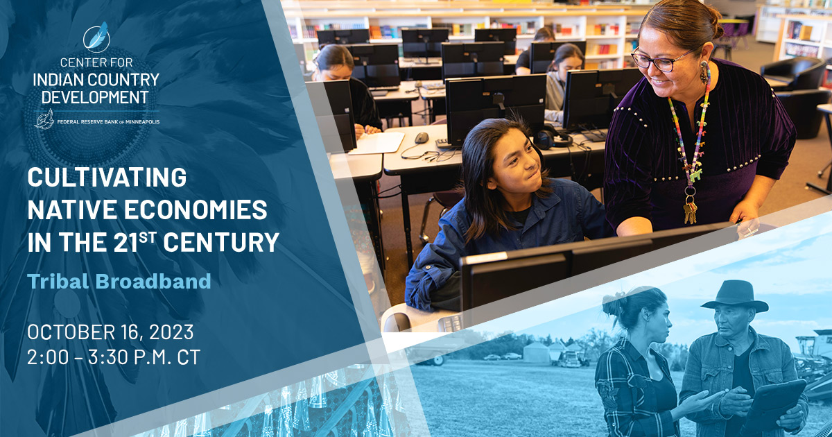 KansasCityFed's tweet photo. Internet access connects communities to economic opportunity and vital services. Join @FedIndianCenter, @KansasCityFed, and @AIPInstitute on Oct. 16 for a deep dive on tribal #broadband. Learn more and register to join the conversation! ⬇️ https://t.co/S6xTLC8aBQ https://t.co/SbAWWjAH8e