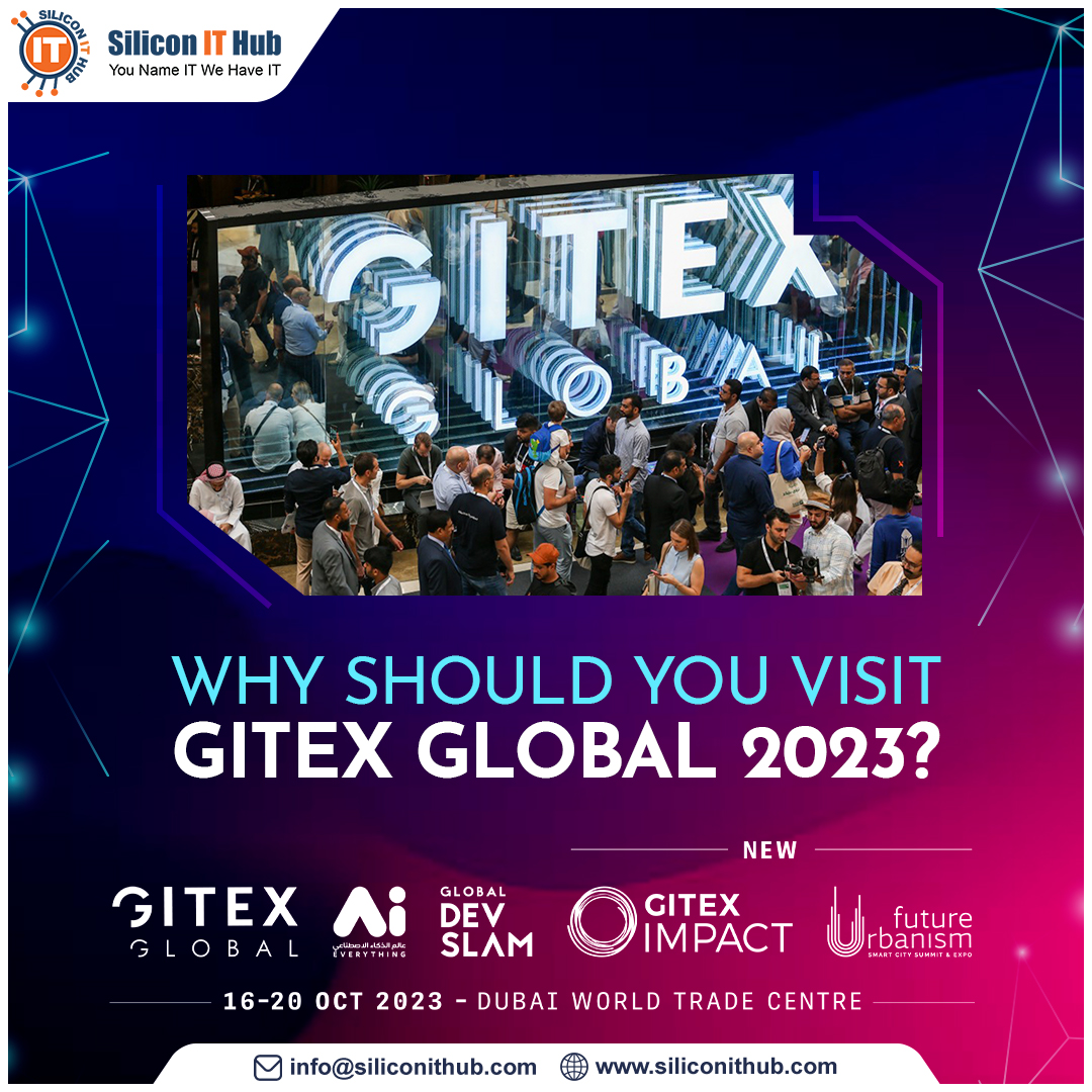 SmitalPandit's tweet photo. The largest tech event in the world, GITEX Global has many things to offer for #tech enthusiasts, entrepreneurs, investors, and business persons. It is a grand #Event that highlights technological advancements based on themes and gives a robust platform to share technological insights.

Whether people want to attend, learn, or exhibit #GITEX Global has something for everyone! 

Witness exclusive happenings, hear speeches of #globaltechsummit leaders, brainstorm future technologies, and meet like-minded people in @gitex_global 2023. 
 
🌐 Booth No. 4A-07
🌎 World Trade Centre, Dubai
🕛 October 16-20, 2023

#delltechgitex #gitexevent #GITEX #gitexexhibition #techevent #gitexdubai #gitexglobal23 #technology #TechInnovation #DubaiTechScene #GITEXGLOBAL #gitex2023 #siliconithub #itcompany #technology #Dubai #AI #ML