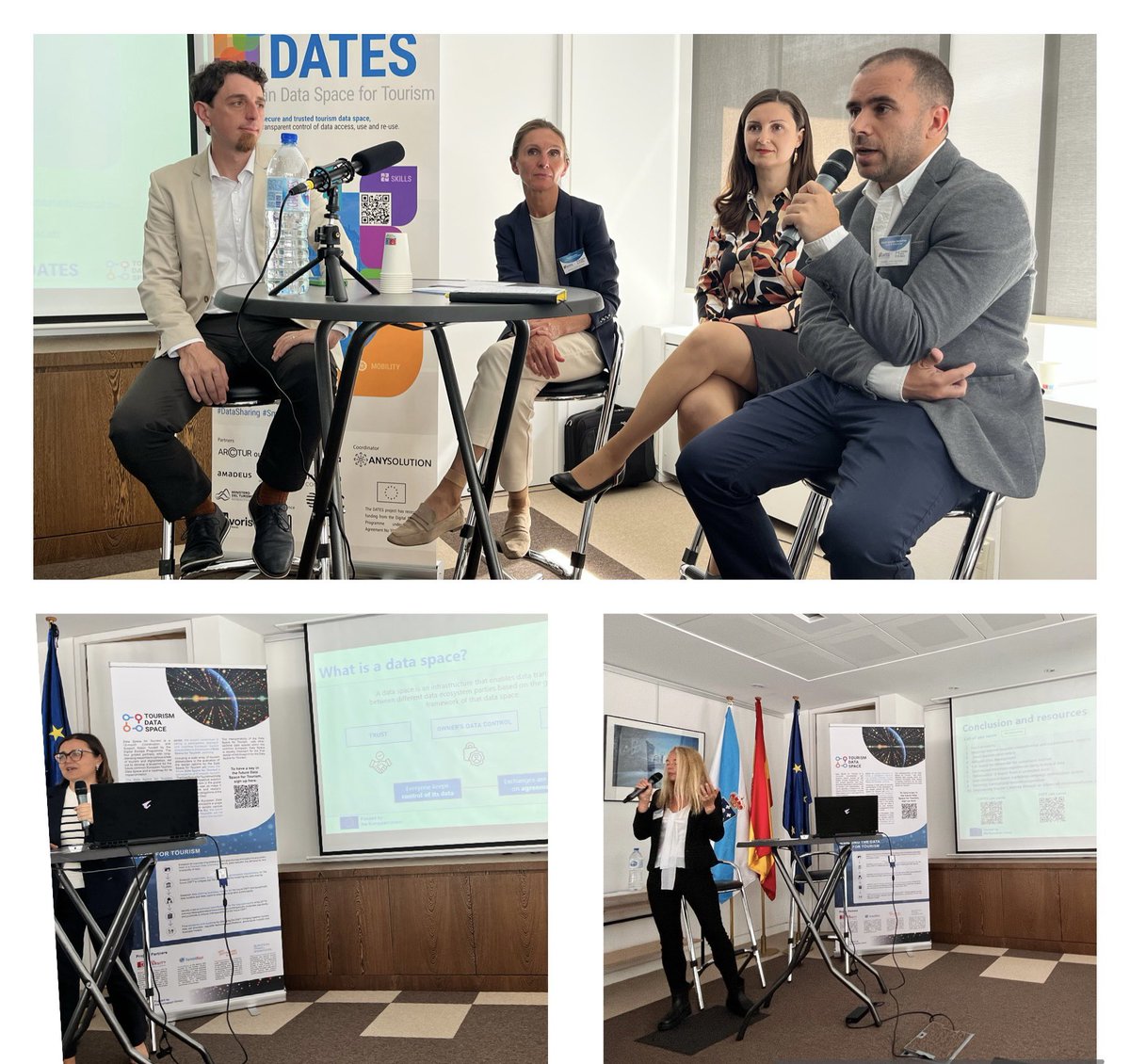 DEPLOYTOUR's tweet photo. #UseCases allow to understand the real importance for the #TourismDataSpace. We need to provide guidance, real examples and benefits
High level event in Brussels with @GiovannaGalass3 moderated by Urska Starc with @igledaniel @Europeanaeu @austriatourism #EonaX https://t.co/p0IYXIs3Ag
