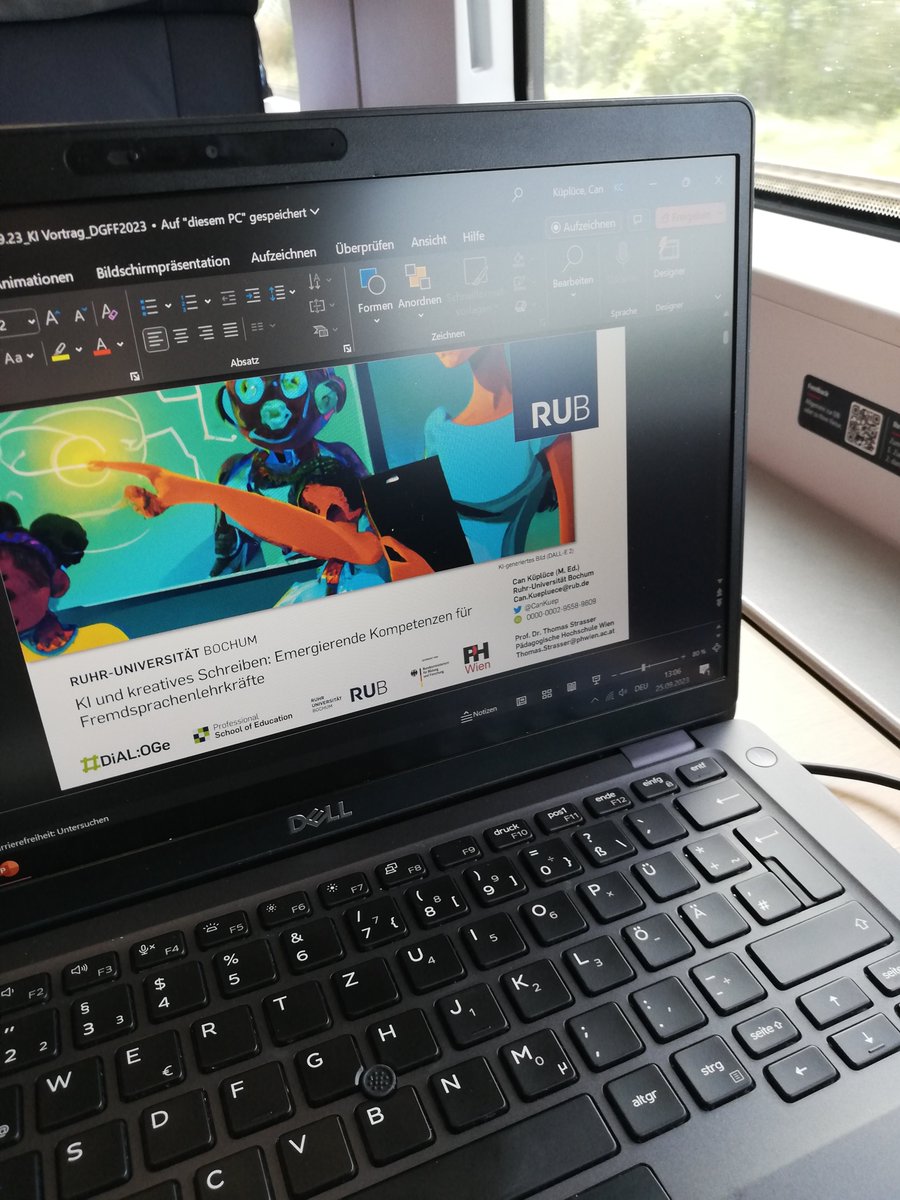 Letzte Vorbereitungen für die #DGFF2023 in Freiburg. 🤓☀️ (I swear I worked on this topic before it was cool.)