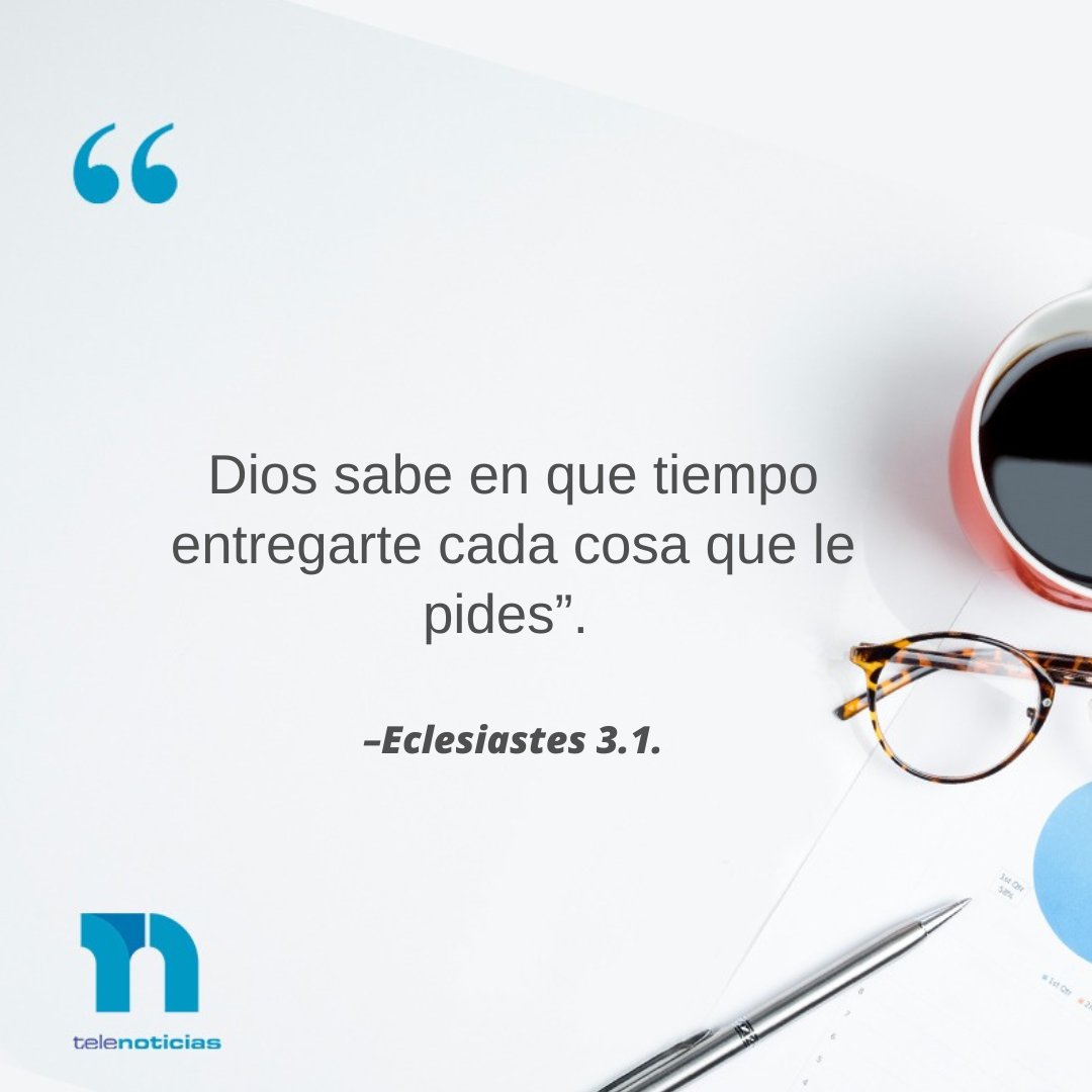 #FrasesTN |  ¡Buenos días, feliz y bendecido Lunes!

Esperando que tengan un buen inicio de semana 🙌

#buenosdiasTN #telenoticias #familiatn #lunes