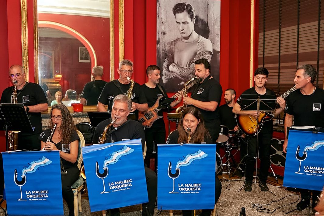 Live at The Bell tonight at 9 it's La Malbec Orquesta. 11-piece Tango-Jazz band direct from Argentina? On a Monday night? Do you have a reason NOT to be here? We're gonna need a bigger stage!