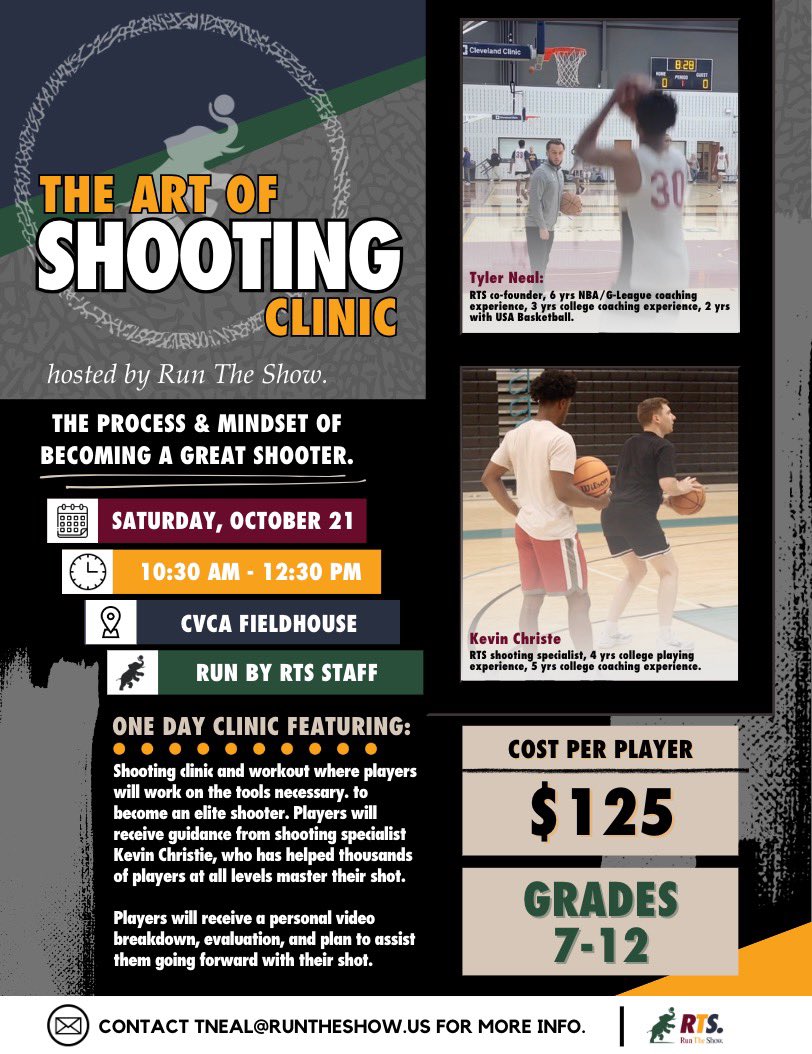 SHOOTERS! Reserve your spot. 🏹