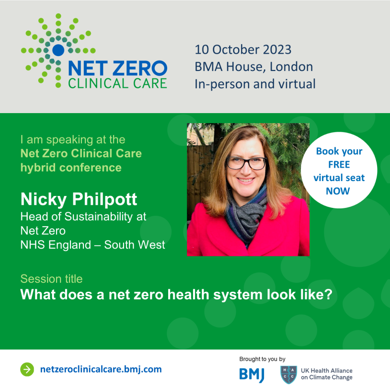 Nicky_Philpott's tweet photo. View the programme and book your virtual seat here: https://t.co/V0mTCERYim @bmj_latest #netzeroclinicalcare #netzeroclinicalcareconference
#clinicalcareconference https://t.co/P2DTbMY4nQ