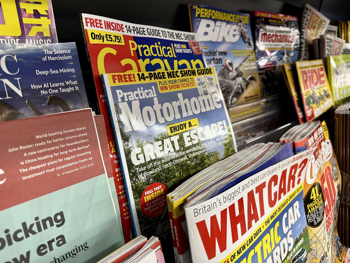 KarlaB465's tweet photo. That feeling when… you’re doing the weekly shop and you spot yourself in the magazine aisle 🙈😆

My article in @pmotorhome is out now, and packed with information on accessible motorhoming — From choosing the right model and adapting it, to getting out and exploring 🚐 https://t.co/rBGGUOtnXG