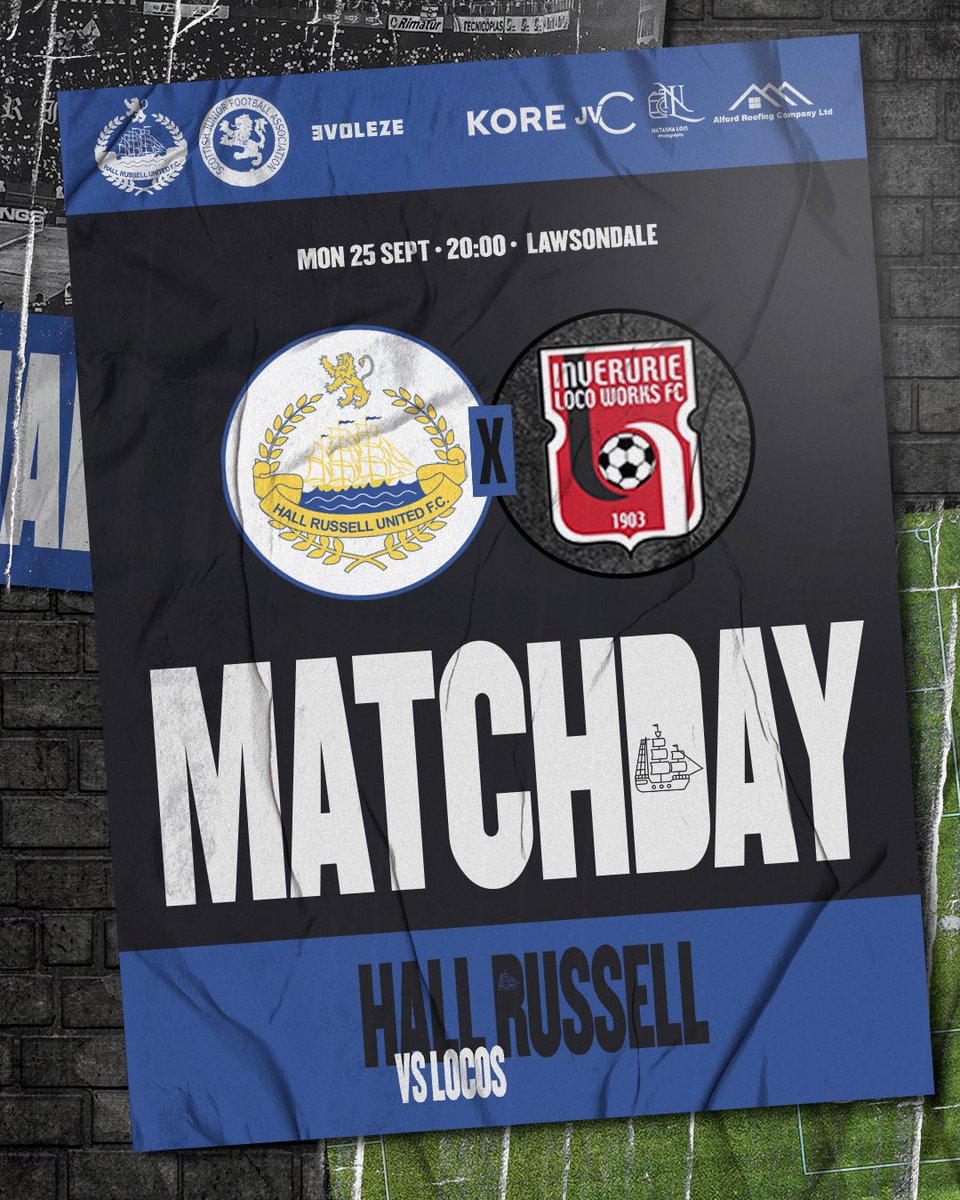 HRUFC1968's tweet photo. Matchday 3 for the young team , as we welcome our friends @inverurielocosofficial to Lawsondale, kick off is 8pm. 

Good luck to Gordon, Bob and the lads. 

Thanks again to our under 18s sponsors FIS Chemicals, Hall and Morrice and North Group 🤝

#HRUFC
#RussellsUnited https://t.co/FMGGoYGruo