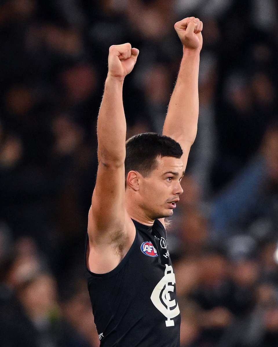 𝐹𝑖𝑛𝑎𝑙𝑙𝑦. There's no denying @jacksilvagni this year! He's on the board with two #Brownlow votes against Port Adelaide in Round 18.