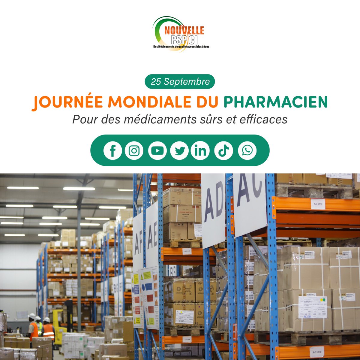 NouvellePSPCI's tweet photo. Chaque 25 septembre est l'occasion de célébrer et de rendre hommage à tous les pharmaciens et pharmaciennes du monde entier.
Bonne journée mondiale des pharmaciens à tous les professionnels de la pharmacie !

#NouvellePSPCI #pharmacist https://t.co/UahheHGjjb