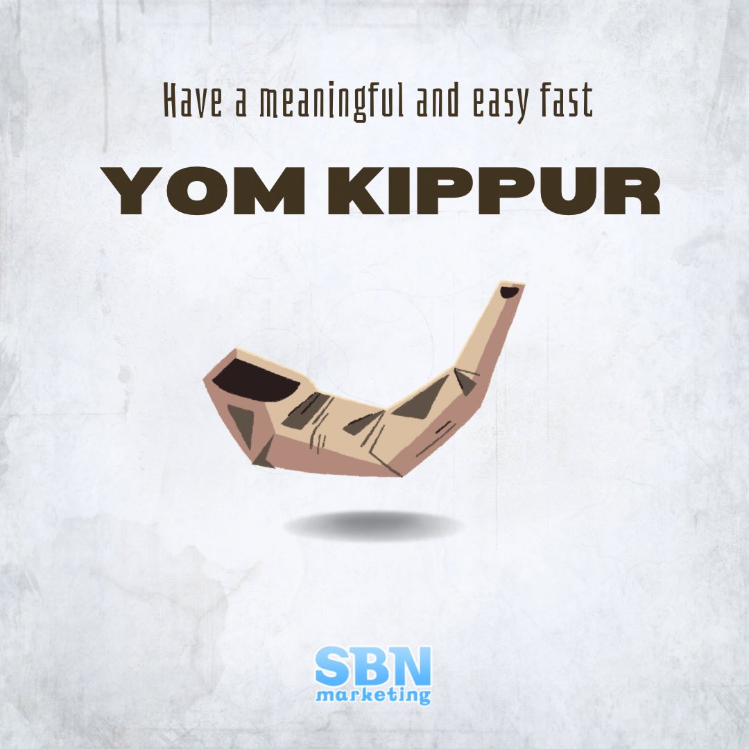 Wishing a blessed Yom Kippur to all who celebrate