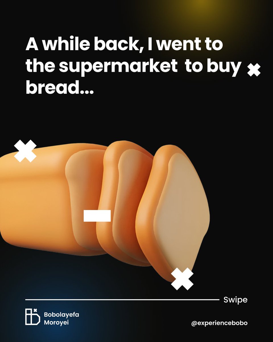 xperiencebobo's tweet photo. A while back, I went to the supermarket to buy bread but I didn't see any of my preferred brands so I had to choose from what they had available.

A thread...
#branding #impression #digitalmarketing #business #corporate #startup https://t.co/lkeU1XV57f