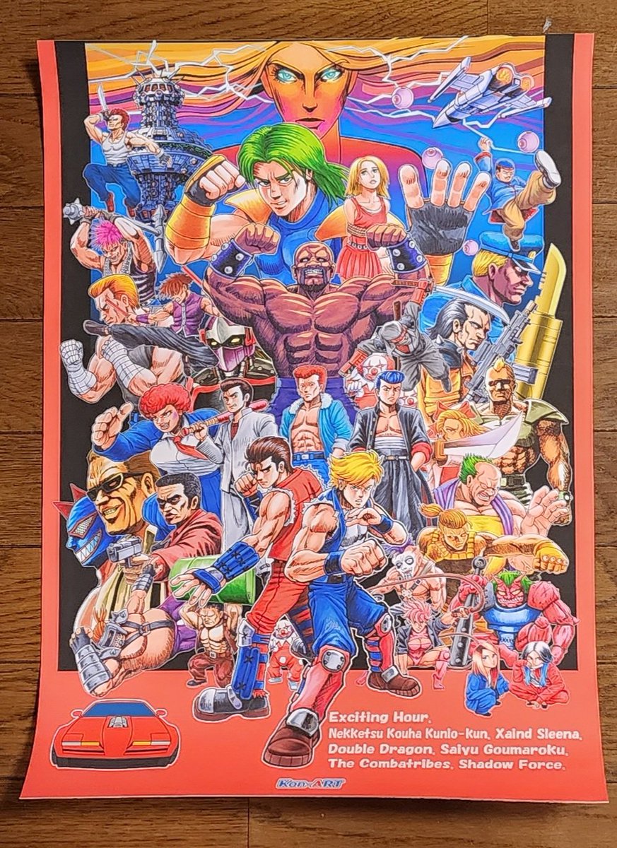 omocha_company's tweet photo. ガジラしゃんが紹介してたテクノスジャパンオールスターのポスターが届きました😆✨️
どーしても欲しくなって注文⤴️
いつも良いもの紹介してくれる👍✨️
#テクノスジャパン
#KonART https://t.co/cij59bIoea