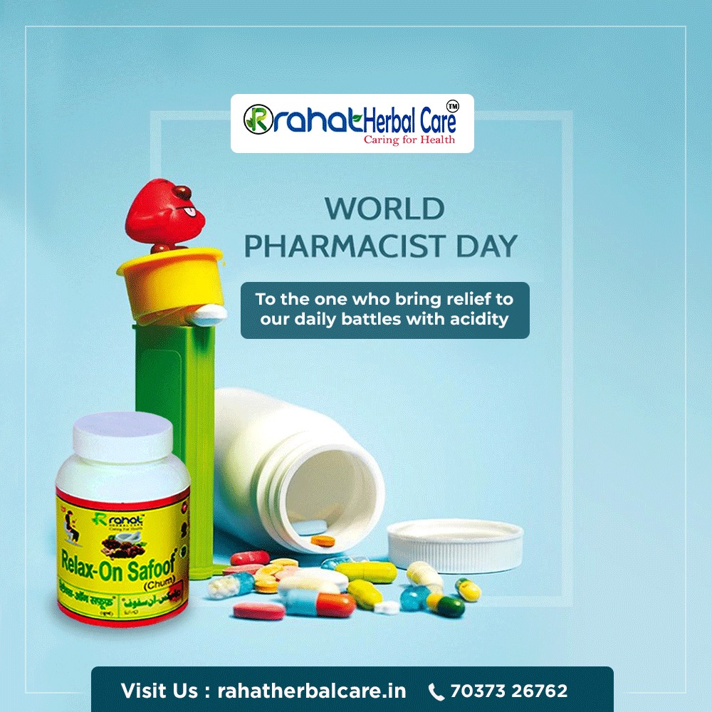 HerbalRahat's tweet image. Shoutout to pharmacists worldwide for their dedication to our well-being! Today, let's focus on relieving acidity and promoting digestive health.  Happy World Pharmacist Day!
Contact Us : 70373 2676
#PharmacistCare #AcidityRelief #AciditySolutions