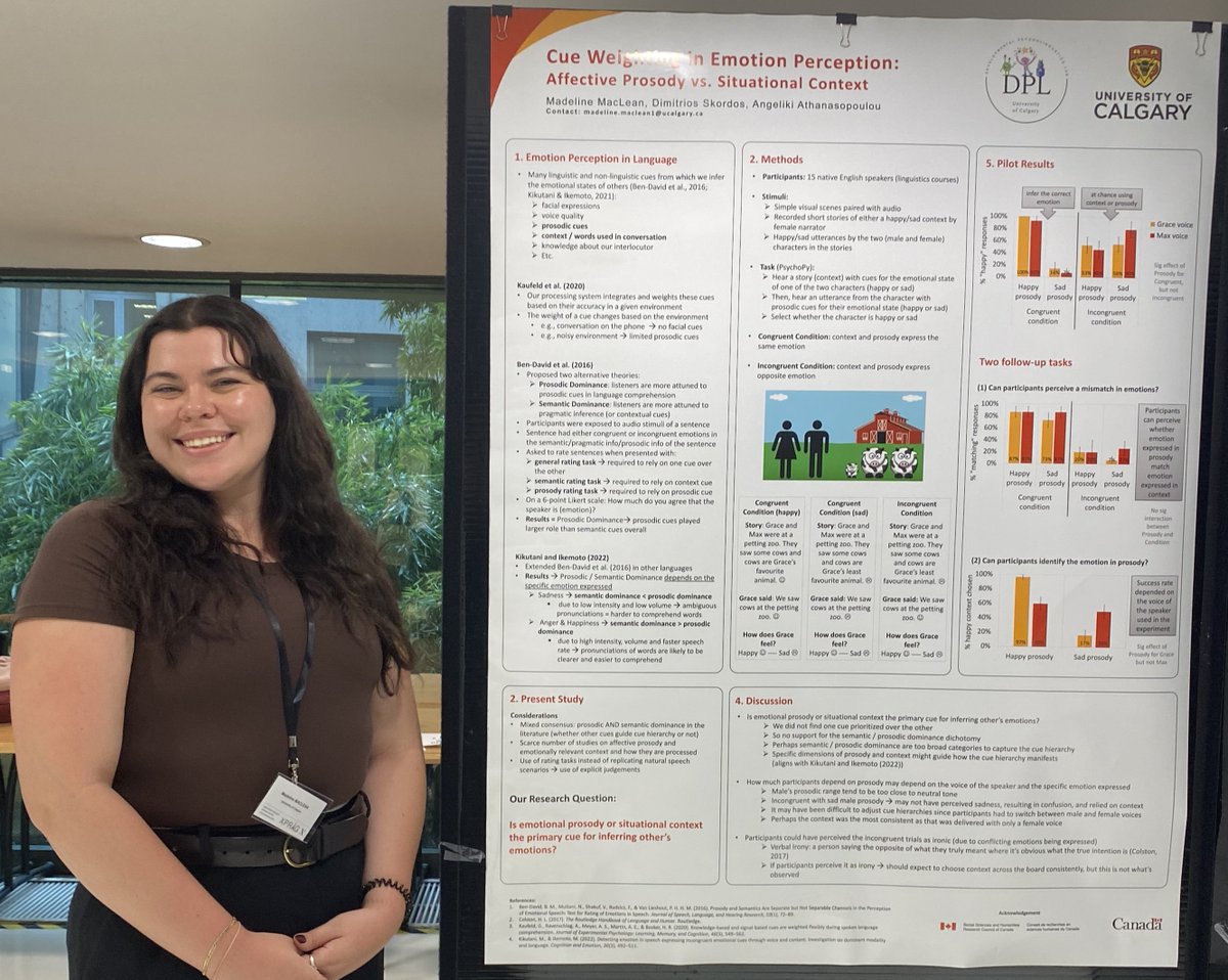Our students, <a href="/AnikaBriee/">Anika</a> and Madeline MacLean, had a great time at #XPRAG2023 presenting their work!
#ucalgary #linguistics #prosody #pragmatics