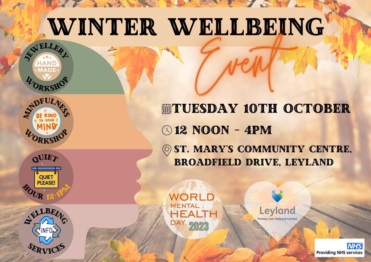 🌟 Join Us for a Winter Health and Wellbeing Event! 

📅 Mark your calendars now and reserve that special time for your own wellness. 
#WinterWellbeing #HealthMatters #CommunityFirst