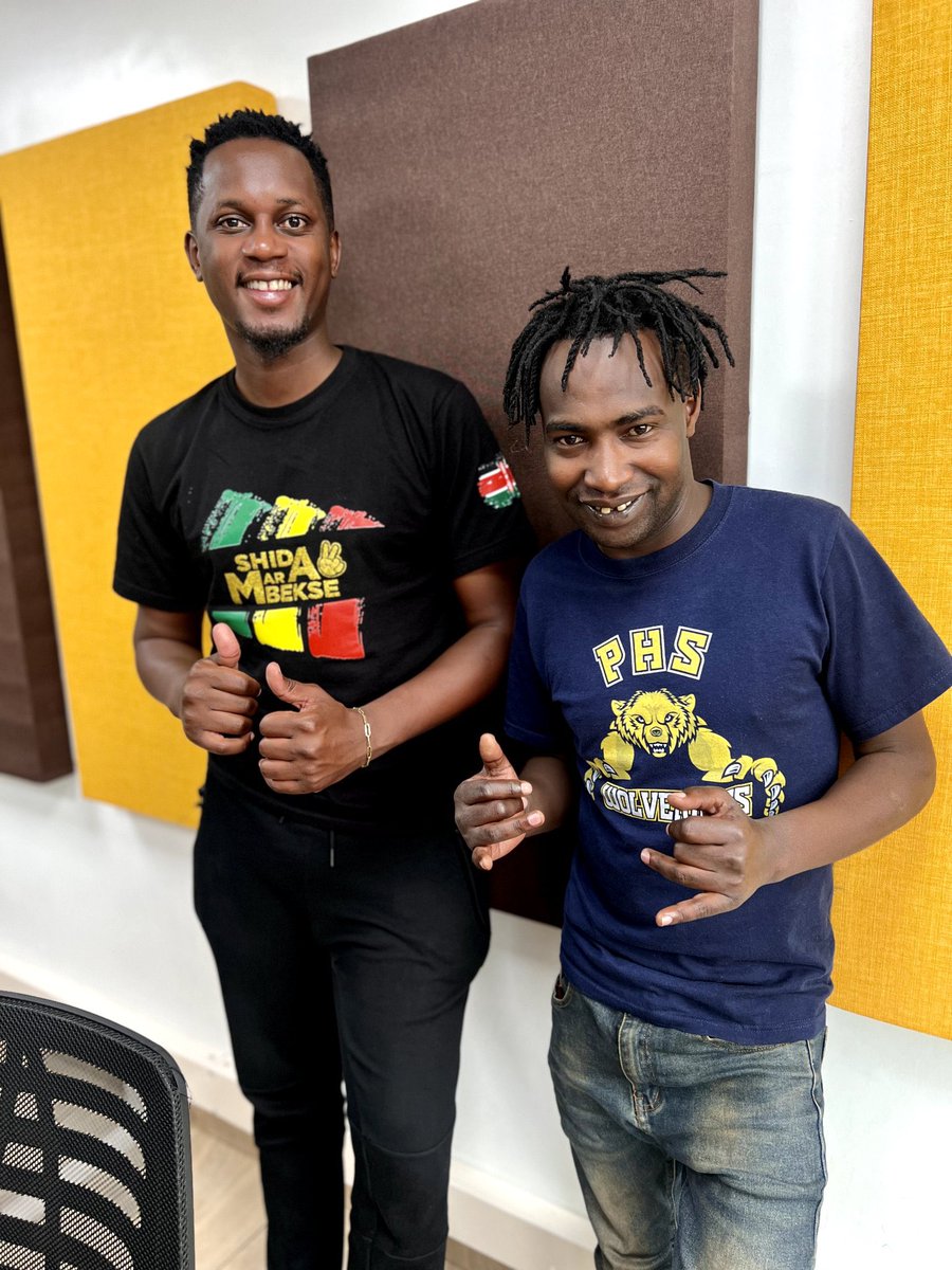 Show ni #Goteana @GhettoRadio895 jichape ndakas 3pm7pm kila kitu bie #DoubleTroubleNaBonoko