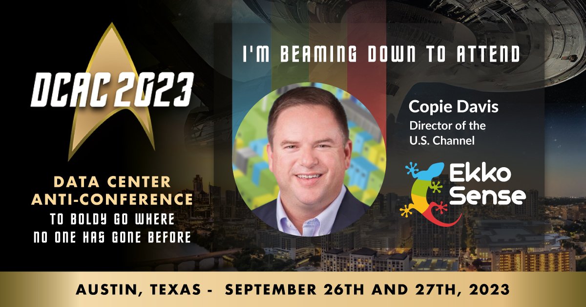EkkoSenseUK's tweet photo. This week Copie Davis, our Director of U.S. Channels, is heading down to @DCAC_Live. Get in touch to arrange a catch up and see how we enable #datacenters to save energy, reduce thermal risk.. https://t.co/SCYNo7NQHN
#DCAC #DCAC2023 #DataCenterAntiConference https://t.co/rxxVvKUxdJ
