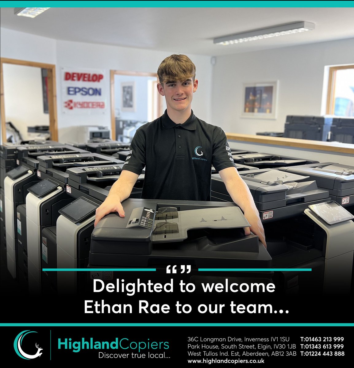 When Ethan is not doing his busy daytime training schedule with <a href="/RossCounty/">Ross County FC</a>  U18 squad and completing his highers in a hybrid fashion thanks to @MillburnAcademy we are delighted to fill a few afternoons and evenings teaching and welcoming him as another Rae to the family firm…