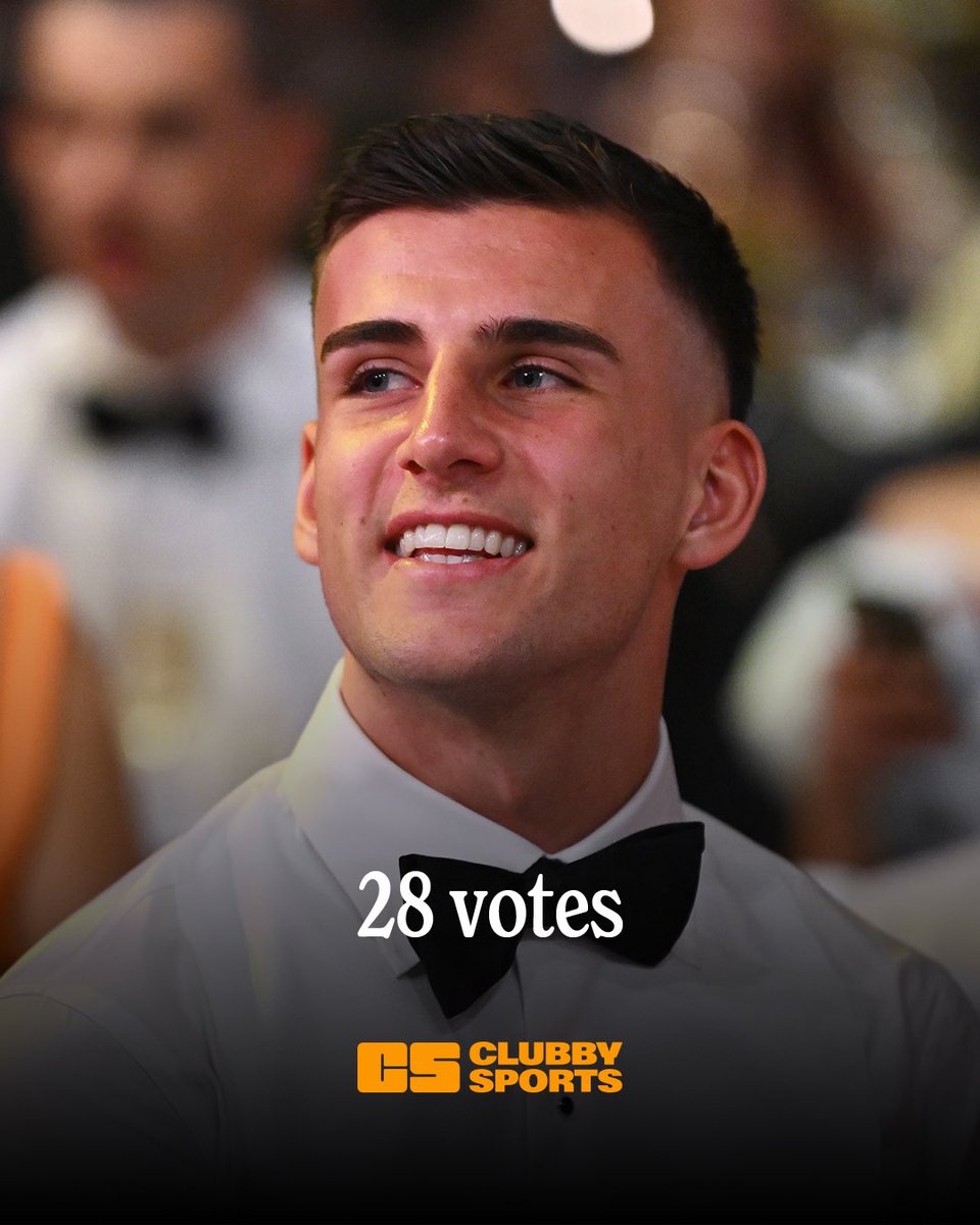 20 year old Nick Daicos finishes his second season with 28 votes 👏 

#BrownlowMedal | #Brownlow