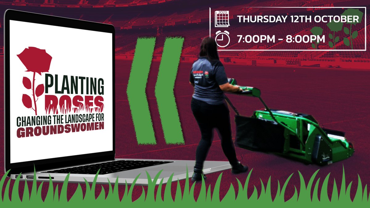 🌹PLANTING ROSES🌹
CHANGING THE LANDSCAPE FOR GROUNDSWOMEN

WE NEED YOU 🫵

TO HELP US 🩷

GROW THE INDUSTRY 🌱

TO BE MORE INCLUSIVE ♀️♂️

Sign up for our webinar to start the journey
💻 bit.ly/Change-The-Lan…