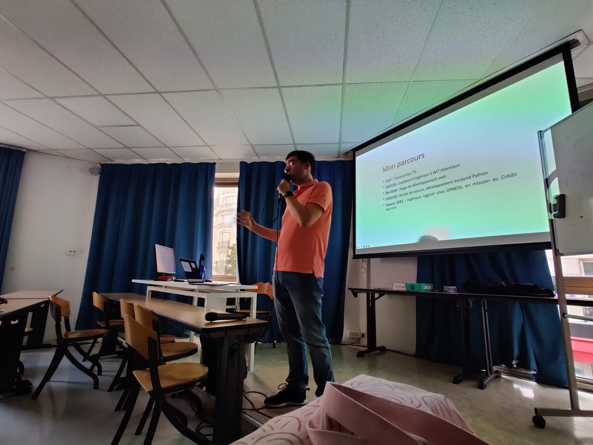 ORNESS (@ornesstech) on Twitter photo 💡 Les cours reprennent, et nous aussi !
👨🎓 Nous avions le plaisir d'être de retour à l'<a href="/ISEP/">Isep - École d'ingénieurs du numérique</a> lundi dernier pour la coupure pédagogique, afin de présenter des métiers d'ingénierie aux étudiants. Une belle poursuite de notre parrainage de la promo 2023 !
#informatique #devops 💡 Les cours reprennent, et nous aussi !
👨🎓 Nous avions le plaisir d'être de retour à l'<a href="/ISEP/">Isep - École d'ingénieurs du numérique</a> lundi dernier pour la coupure pédagogique, afin de présenter des métiers d'ingénierie aux étudiants. Une belle poursuite de notre parrainage de la promo 2023 !
#informatique #devops