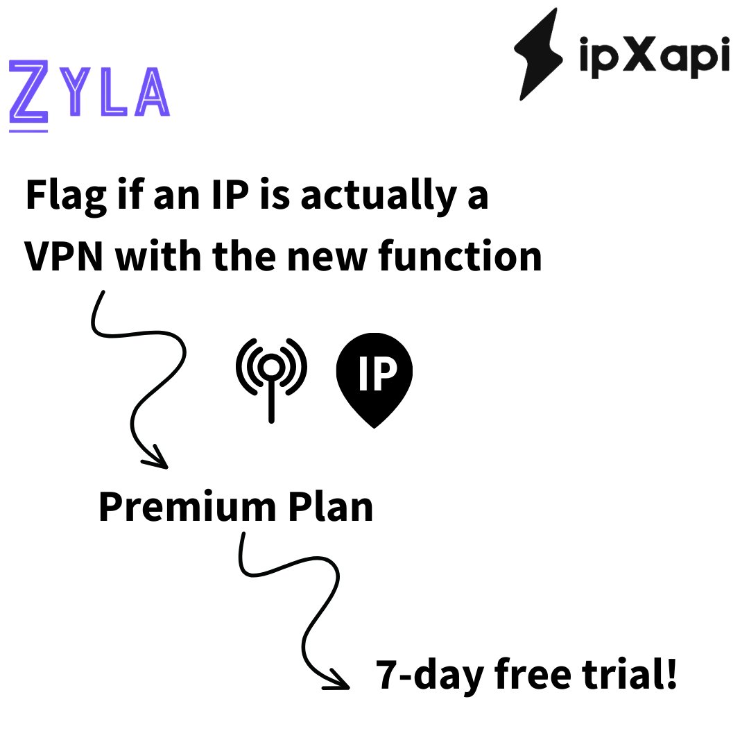 Zyla_Labs's tweet image. 🚀 Exciting Update Alert! 🌐Wondering if that IP is really coming from a VPN? We&apos;ve got your back with our latest feature! ✅ 
Stay tuned for more updates! 🌟 

Try it at ipxapi.com

#VPNProtection #StaySecure #TechInnovations 🌐🔐