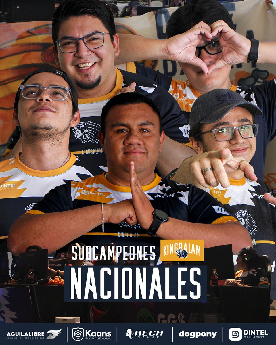 Somos Subcampeones de Guatemala 💙🧡🐆

Nuestros jaguares han quedado cerca de campeonizar con un marcador de 3-2, agradecemos el esfuerzo que han hecho, la mejoría es significativa, toca hacernos más fuertes 😼

#DaleBalam #Esports #KingBalam #DOTA2 #Gaming #Guatemala #Final