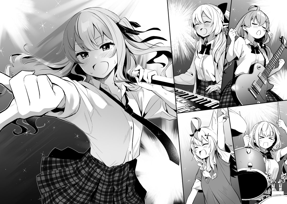 ✨しらないこと研究会📷
第10話「えんそう!」 
 動画 https://t.co/69g1B5shLA

引き続きネーム&amp;作画を担当させて頂きました! 
バックにもいろいろな方を描いているのでチェックして頂けると嬉しいです! 
#しらけん 
#不知火建設 