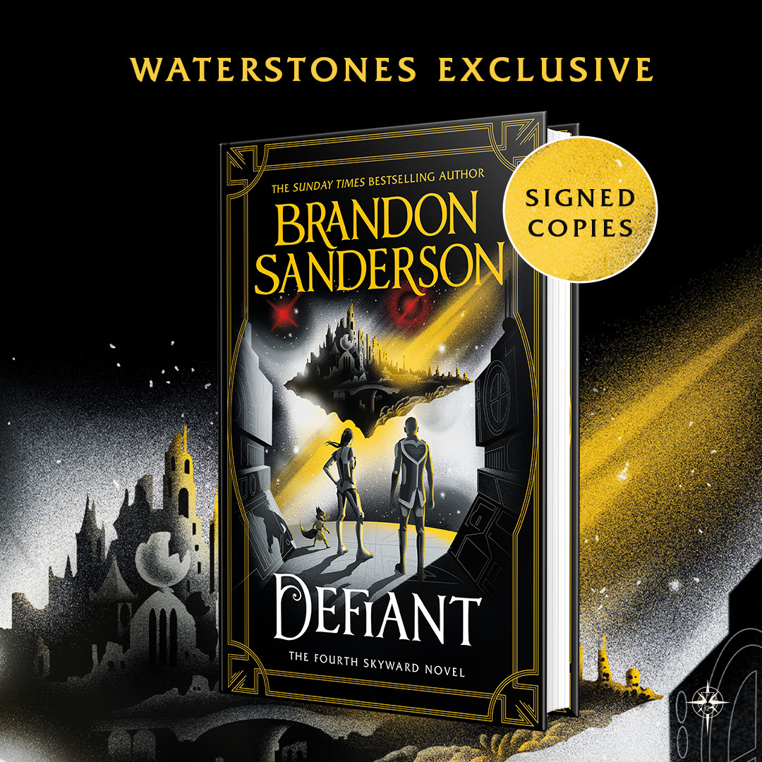 This November, @BrandSanderson's magnificent Skyward series reaches its epic conclusion, as secrets from Spensa's past intensify, threatening to throw her future in peril too... Will humanity be freed or fall forever? SIGNED Edition here: bit.ly/3PyPO0p @gollancz