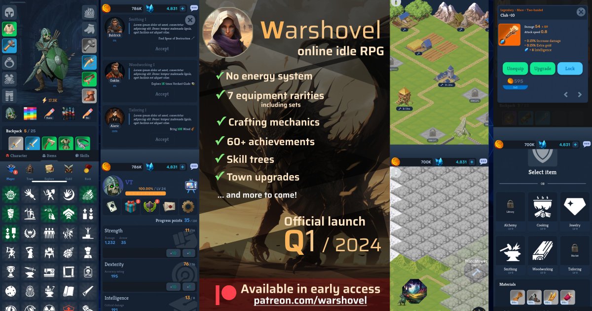 Warshovel tweet media