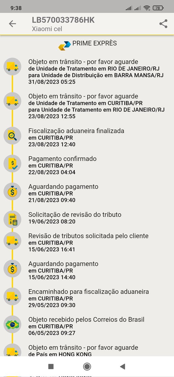 renanroddrigues's tweet photo. Vamos pra atualização? 
- 142 dias que o produto chegou no Brasil
- 25 dias percorrendo uma distância de 130km

Desde MAIO esperando esse produto.
@correiosBR
E aí? https://t.co/mceLOZfTtz