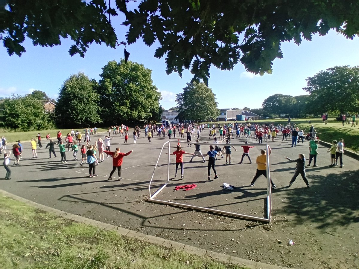 We celebrated National Fitness Day today with a whole school circuit session. Great way to start the day. Thank you to our junior photographer for these great shots
