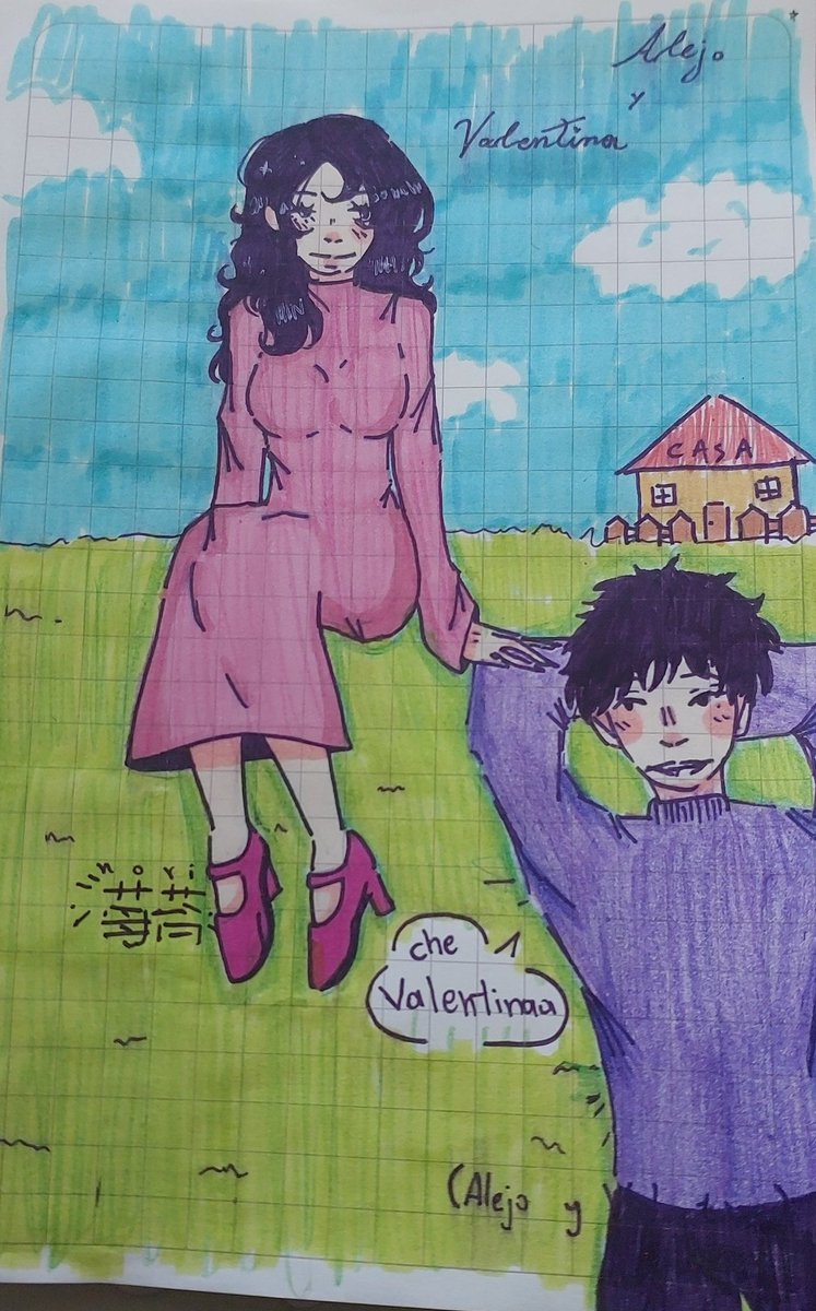 tallarineslover's tweet image. CHE VALENTINA Y SI VEMOS TELEVISIÓN 

#AlejoyValentina #LoCoArts #fanart