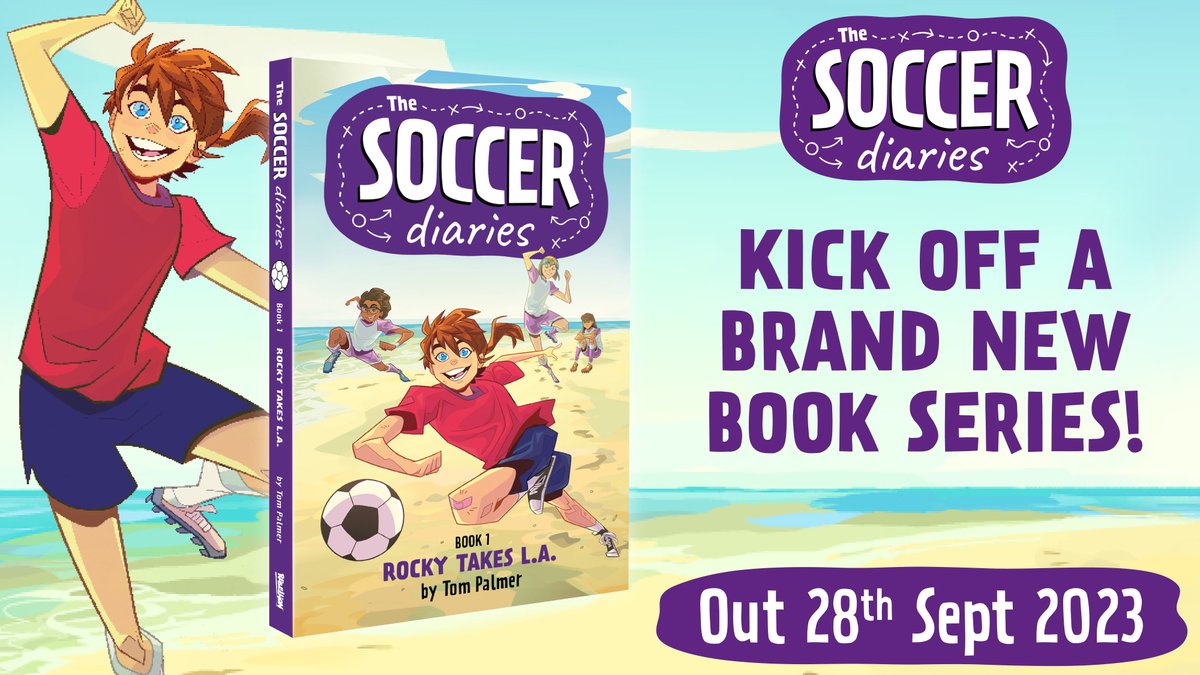 #TheSoccerDiaries kicks off later this week with the first book in the new series! We can't wait! Have you ordered your copy of 'Rocky Takes L.A.' yet? Be sure to lock in your order now at Amazon: reb.to/TheSoccerDiari…