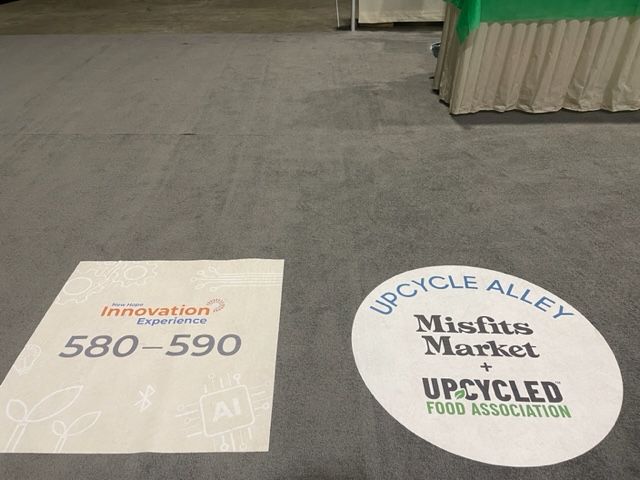 upcycledfoods's tweet photo. UFA had a great time cohosting the Upcycled Alley with @misfitsmarket at Expo East! 

We would like to give a special shoutout to our presenting sponsor @HiperbaricHPP for their support and making delicious upcycled cocktails possible during happy hour. 

#upcycledfood https://t.co/2DzVzmWHK1