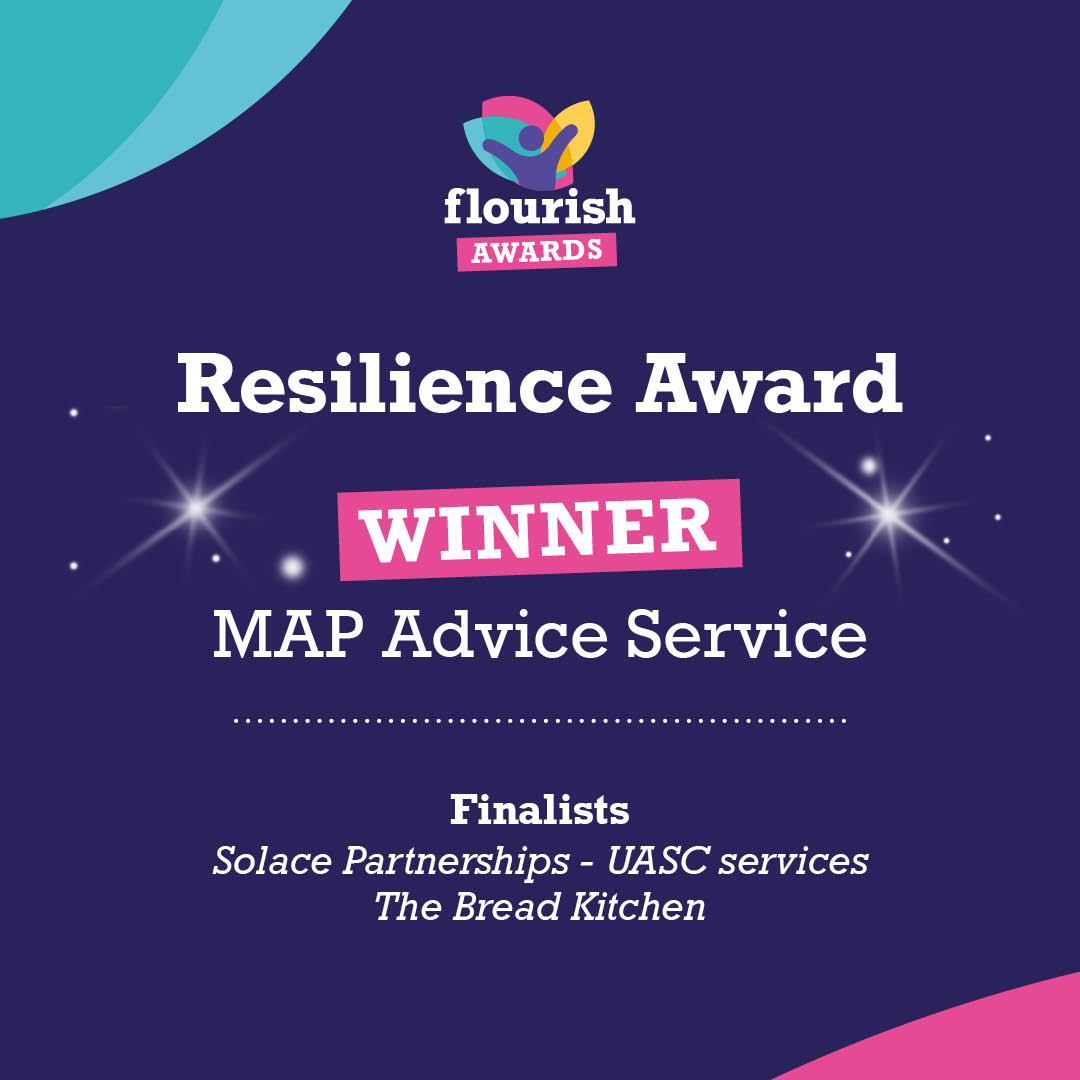 Norfolk County Council (@norfolkcc) on Twitter photo The Resilience Award, helping to give the confidence and skills to take on lifeโs challenges
WINNER: MAP Advice Services <a href="/mapyoungpeople/">MAP Youth Charity</a>
FINALISTS: Solace Partnerships- UASC services, The Bread Kitchen <a href="/breadkitchenGY/">TheBreadKitchen</a>
An amazing achievement, congratulations!
#flourishnorfolk The Resilience Award, helping to give the confidence and skills to take on lifeโs challenges
WINNER: MAP Advice Services <a href="/mapyoungpeople/">MAP Youth Charity</a>
FINALISTS: Solace Partnerships- UASC services, The Bread Kitchen <a href="/breadkitchenGY/">TheBreadKitchen</a>
An amazing achievement, congratulations!
#flourishnorfolk