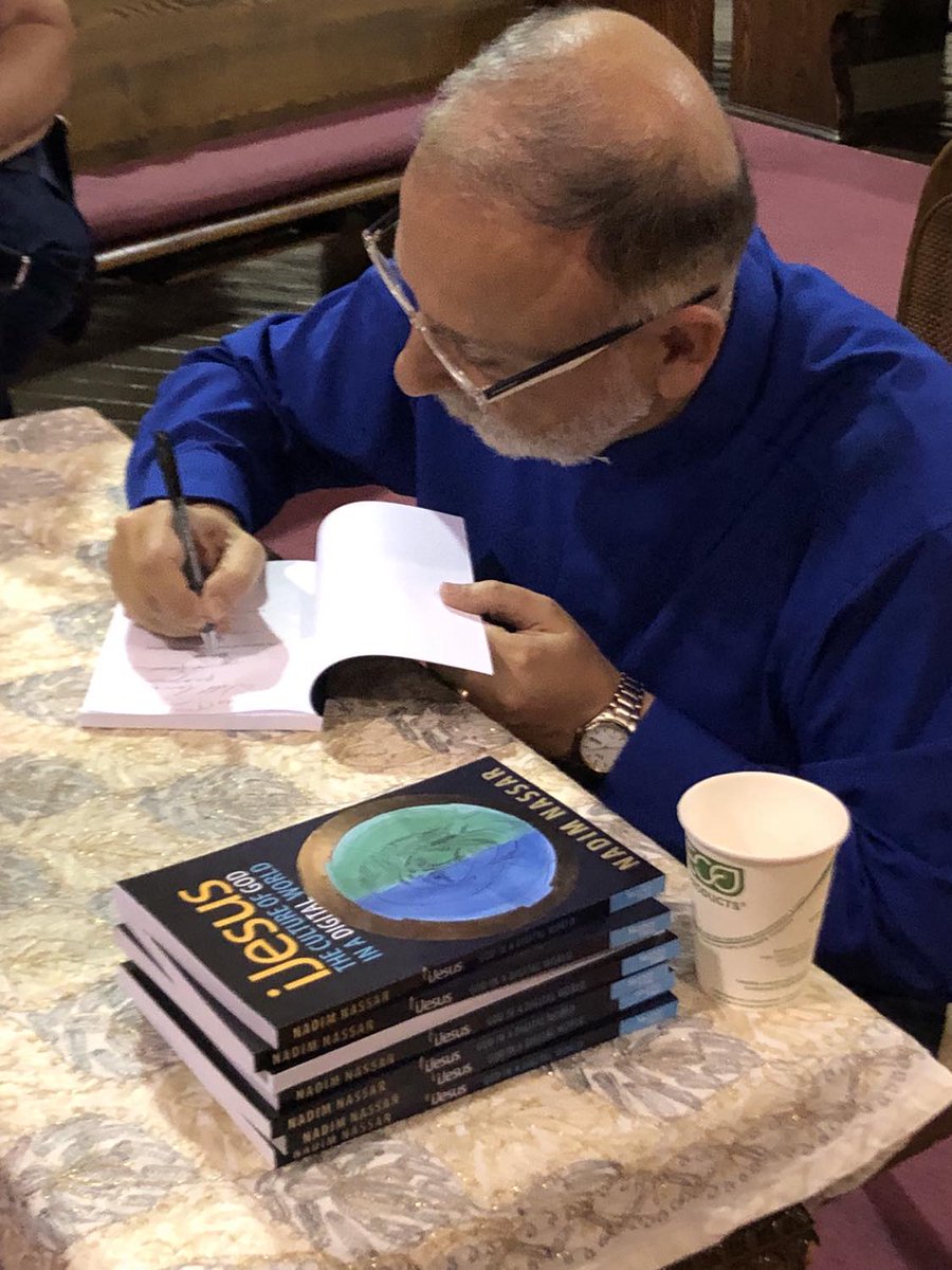 Nadim_Nassar's tweet photo. It was a great pleasure signing my new book #iJesus in Parkdale, @UnitedChurchCda, in Ottawa. Thank you my dear friend Syrian Pastor Huda Kandalaft for hosting me in your wonderful church
@Awareness_Found @akasbo @generalsynod @AnglicanNews https://t.co/BYO070KIkL