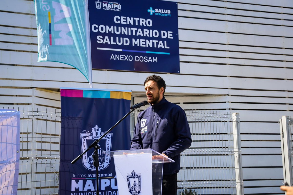 Día feliz, ya que seguimos viendo los resultados de más de 2 años de trabajo. Desde hoy Maipú tiene un nuevo centro de salud mental con foco en adicciones. La mejor manera de decir, es hacer. Y con obras concretas, demostramos que la salud mental es prioritaria para nosotros 💚💪🏽