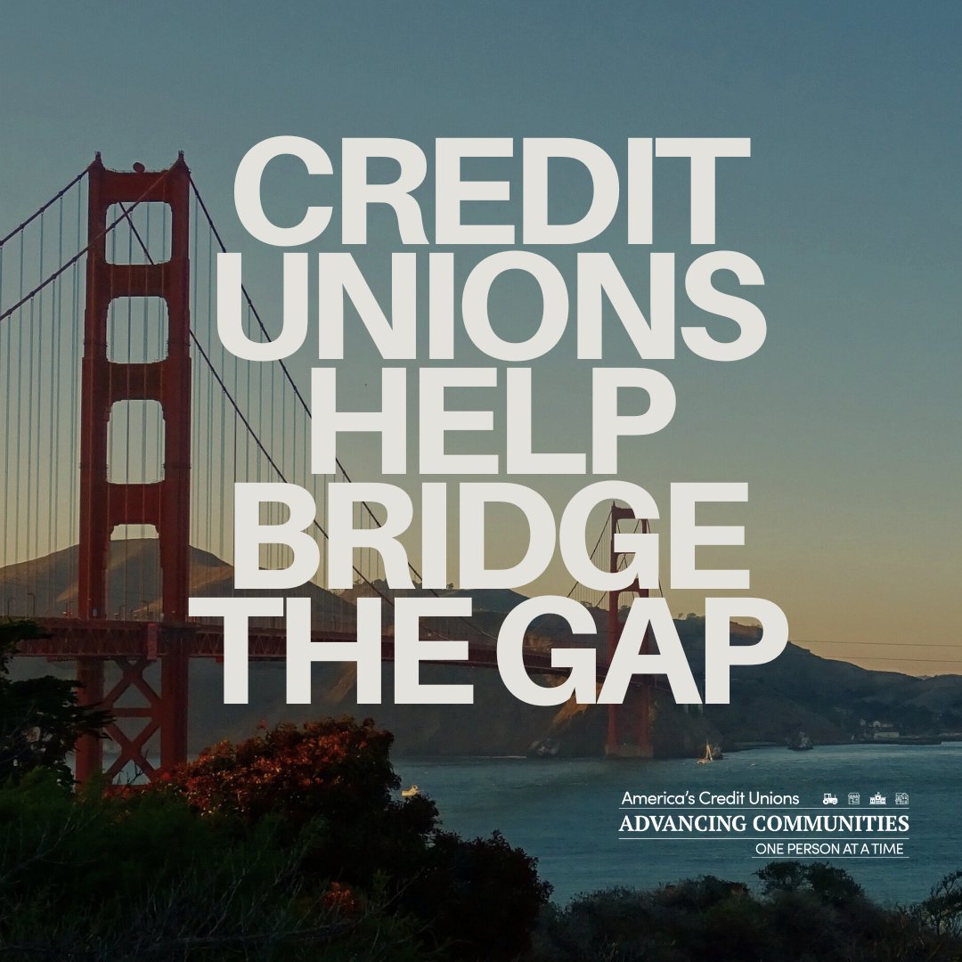 Credit unions help bridge the gap to a more inclusive financial system. Regardless of location or socioeconomic status, everyone should have access to financial services. Credit unions stand ready and are uniquely positioned to help those who may not have immediate access.