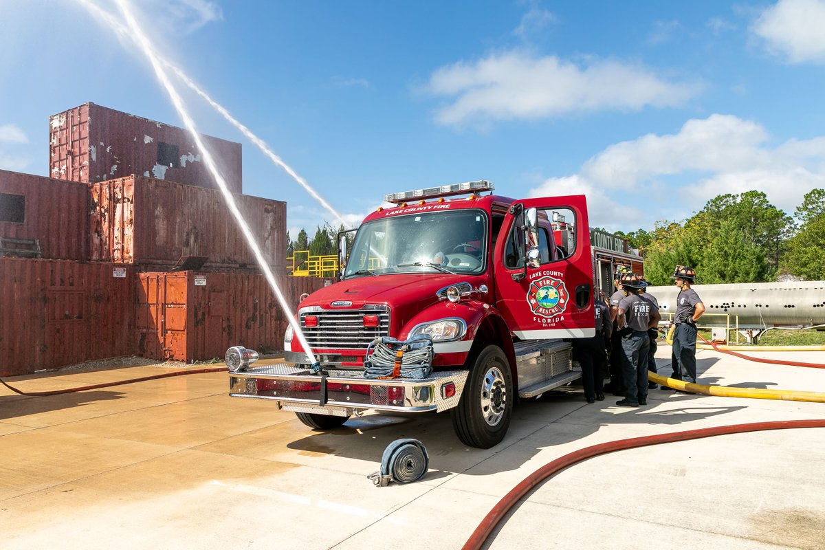 LakeFirePIO's tweet photo. Update out of Station 70! Recruit class 23-02 running through pump operations, week 2 in the books. https://t.co/lMDEhiHI8u