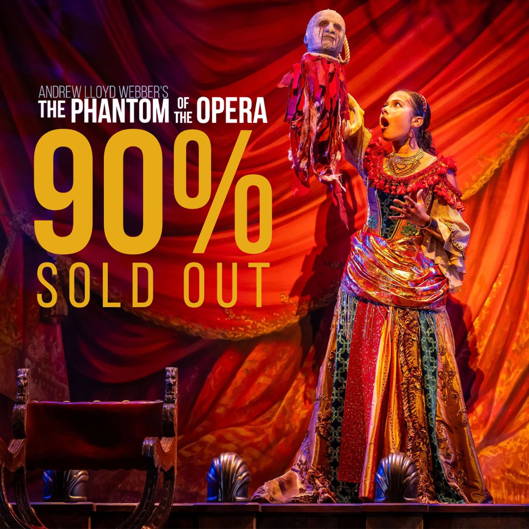 Tickets for HSP25: THE PHANTOM OF THE OPERA are officially 90% sold out!
Don't miss the show that phans are calling "stunning," "Broadway material," and "one of the best performances I’ve seen at the Grand."
Get your 📷 NOW - before the chandelier falls: grandtheatre.com/event/phantom-…