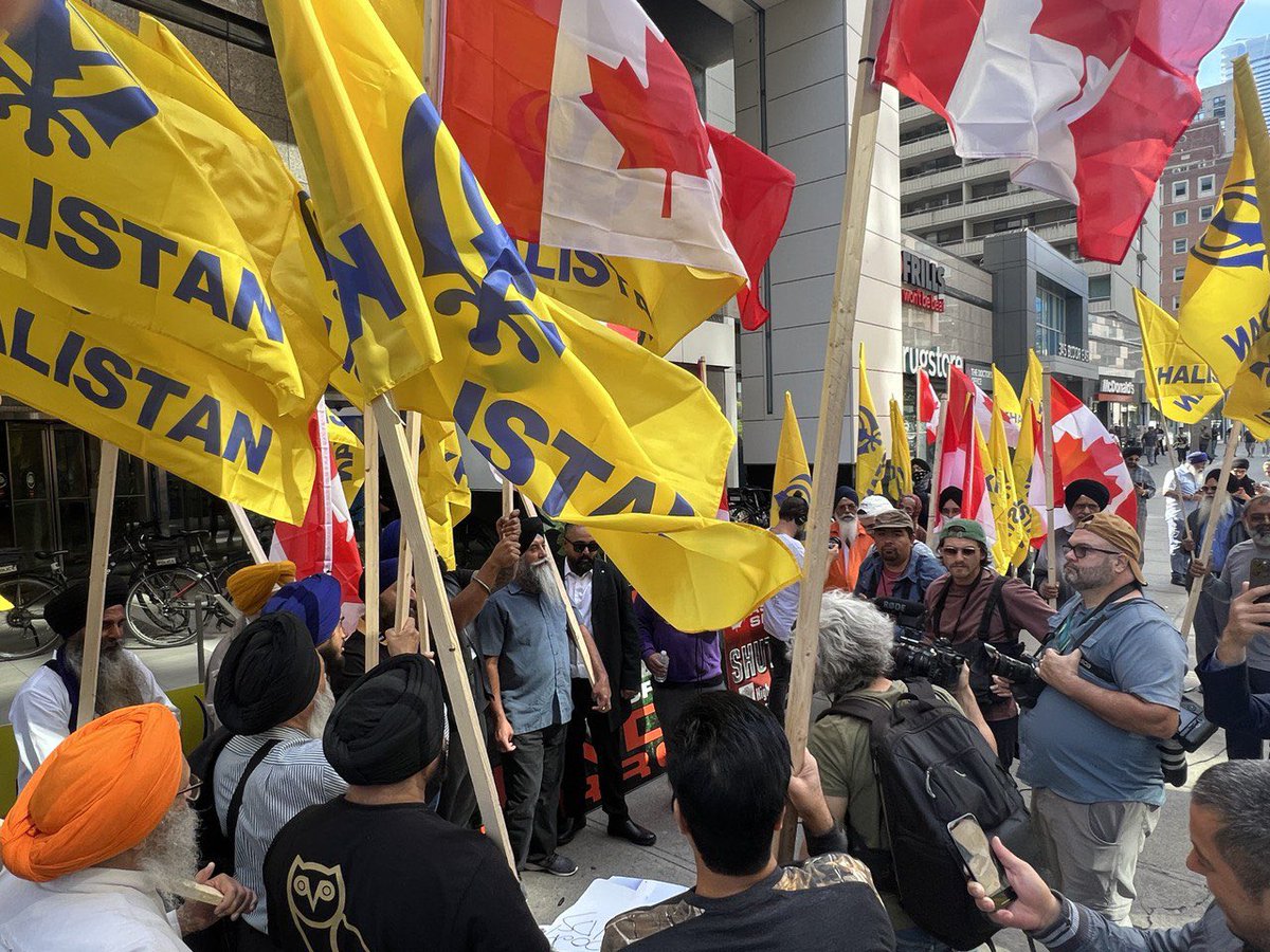 NyJagdeepsingh's tweet photo. Expel IHC Verma, Pro Khalistan Sikhs Rally As  “Surgical Strike to Nuking Canada” Echoes In Indian Parliament &amp; Media 

@1DanStanton @robert_spalding @ashoswai @AdityaRajKaul @puneet_sahani 

#HardeepSinghNijjar #Khalistani #SalaarCeaseFire #ZEROBASEONE https://t.co/KUcjXoTrU3