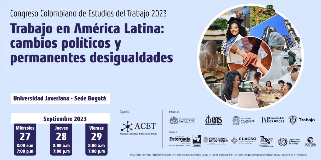 Esta semana, invitadas e invitados al Congreso Colombiano de Estudios del Trabajo 2023
Consulta la programación en: estudiosdeltrabajo.com/.../a716a5...
Puedes inscribirte en el siguiente enlace: estudiosdeltrabajo.com/congreso-estud…...… See more