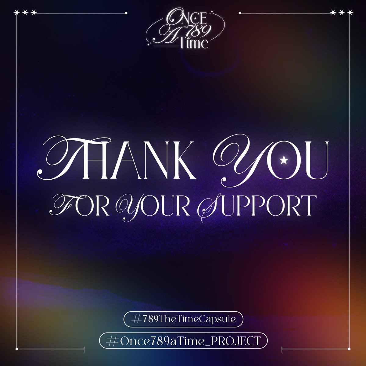 Once789ATime's tweet photo. ♡THANK YOU FOR YOUR SUPPORT♡

ขอบคุณทุกคนที่ร่วมเป็นส่วนหนึ่งและสนับสนุนโปรเจกต์ #Once789aTime_PROJECT เป็นอย่างดีค่ะ หากมีข้อผิดพลาดทางทีมขออภัยมา ณ ที่นี้ หากมีโอกาสเราจะได้เจอกันอีกแน่นอนค่ะ :-⭐️)

มาร่วมสนับสนุนน้องๆ #789TRAINEE ในเส้นทางในอนาคตอย่างมีความสุขด้วยกันนะคะ🌠🤍 https://t.co/ocTLBuFS7S