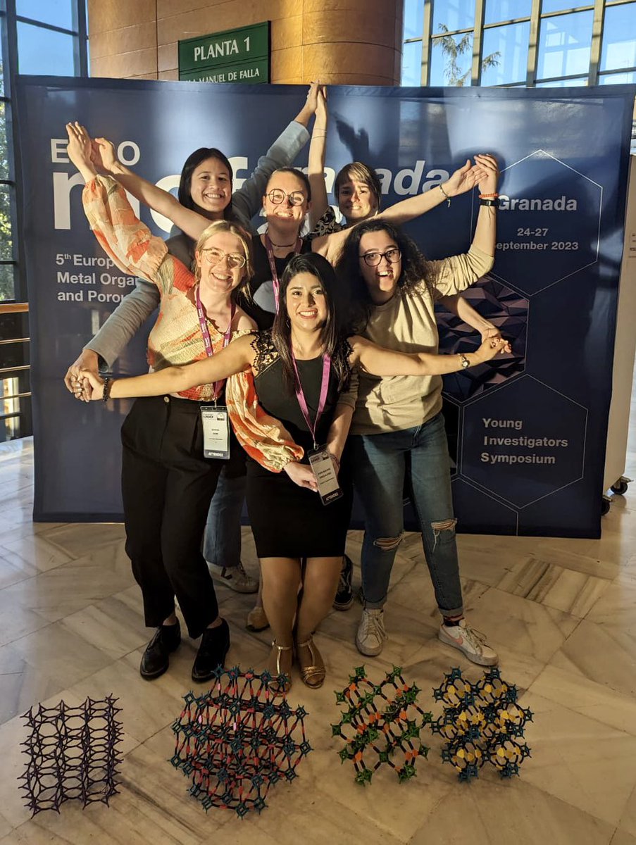 Danielle Schier (@ddanijohns) on Twitter photo The women of <a href="/ChampnessGroup/">Neil Champness</a> <a href="/kaskel/">StefanKaskel</a> <a href="/WeAreNanoUp/">NanoUp - Maspoch Group</a> groups were inspired by all the mention of molecular weaving!
<a href="/Euromof2023/">EuroMOF 2023</a>
#MOFs #EuroMOF2023 #STEM #WomeninSTEM #Science #Conference #Collaborate The women of <a href="/ChampnessGroup/">Neil Champness</a> <a href="/kaskel/">StefanKaskel</a> <a href="/WeAreNanoUp/">NanoUp - Maspoch Group</a> groups were inspired by all the mention of molecular weaving!
<a href="/Euromof2023/">EuroMOF 2023</a>
#MOFs #EuroMOF2023 #STEM #WomeninSTEM #Science #Conference #Collaborate