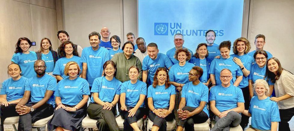 Many thanks to <a href="/UNDP/">UN Development</a> Administrator <a href="/ASteiner/">Achim Steiner</a> for inspiring <a href="/UNVolunteers/">UN Volunteers</a> management team. As we agreed:
1. Future is hopeful
2. UN Volunteers are agents of hope
3. Everyone Everywhere All at once
